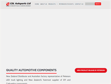 Tablet Screenshot of cdlautoparts.co.nz